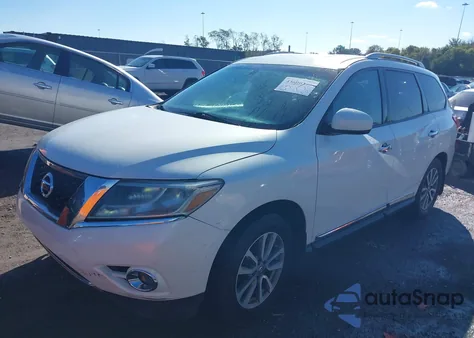 2014 Nissan Pathfinder Sl из США, поврежденный, VIN 5N1AR2MN3EC725041